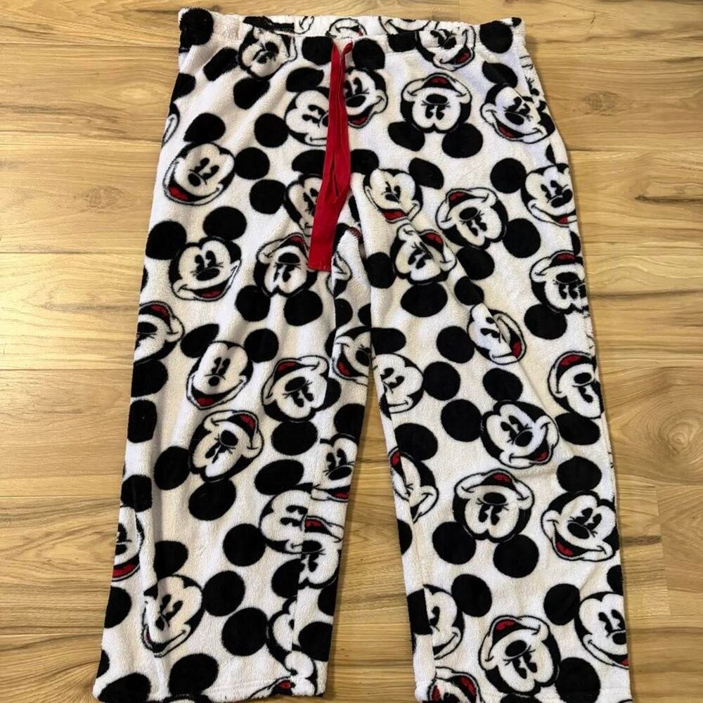 Disney Mickey Mouse Pajama sweats AOP Cartoon baggy fit size XL women’s